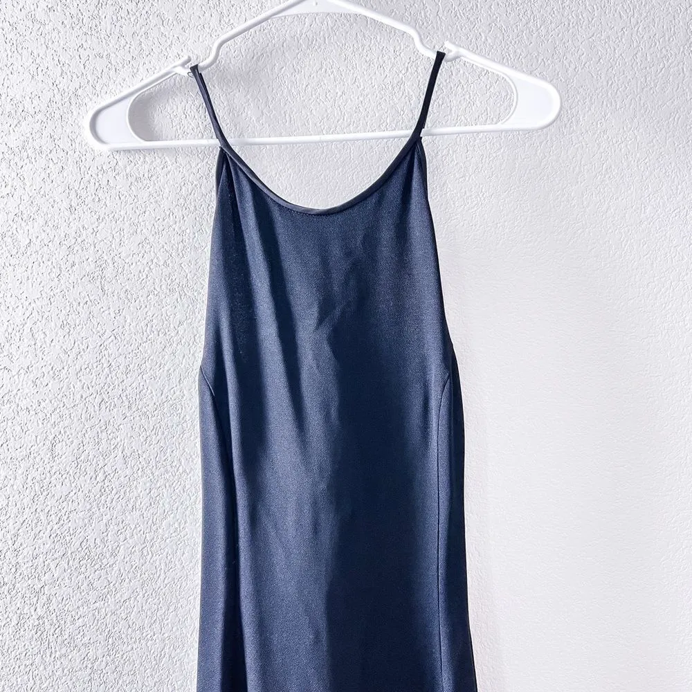 Vintage Jessica McClintock for Gunne Sax Black Evening Cocktail Dress with Lace‎ - Image 3