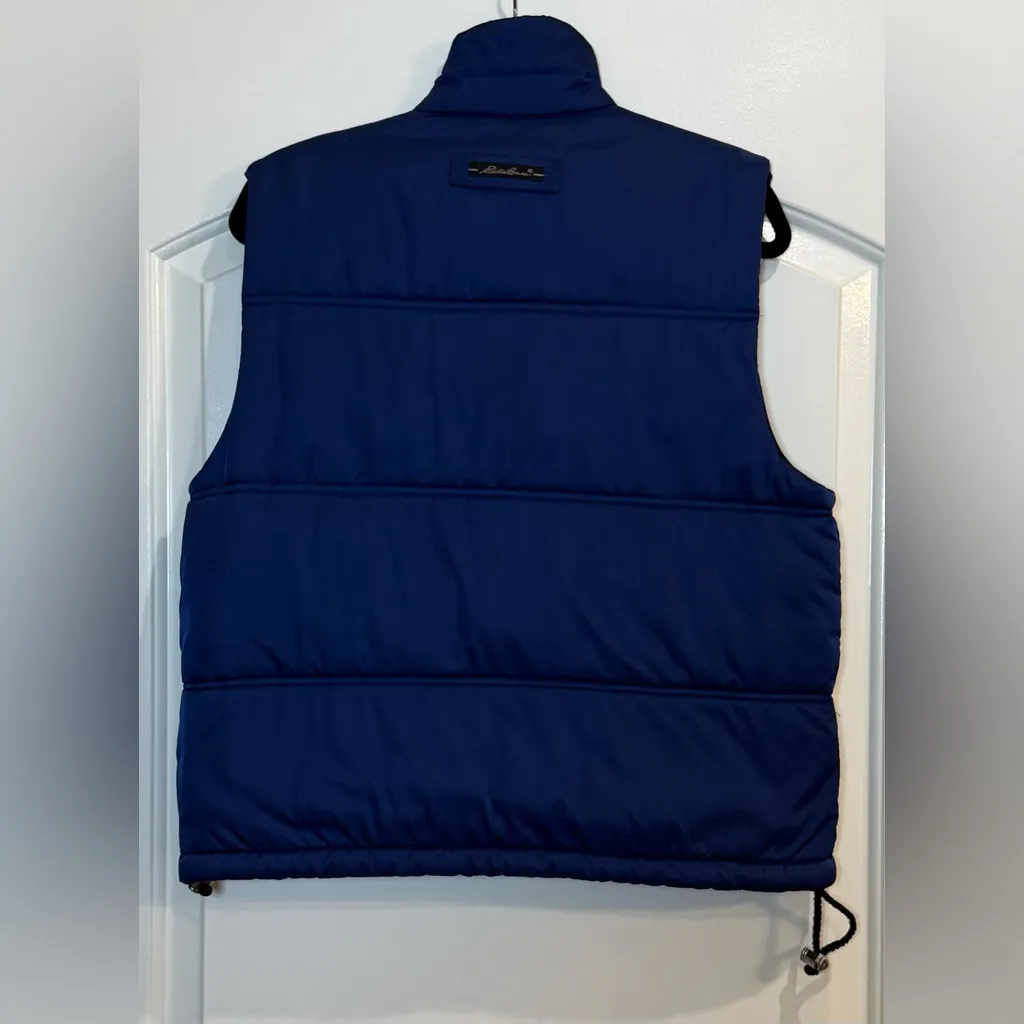 Eddie Bauer Navy Puffer Vest - Image 2