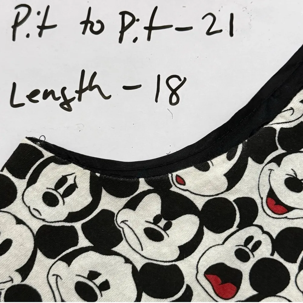 Vintage Mickey Co Mickey Mouse Faces Vest Adult Medium Large 1990s Disney - Image 5