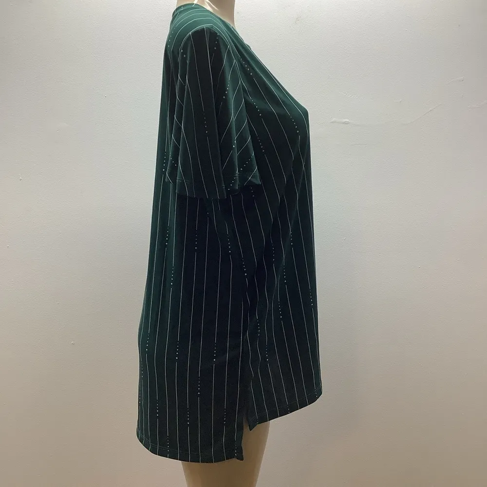 Alfani Size XL Women’s Green Flutter Sleeves New Without Tags - Image 4