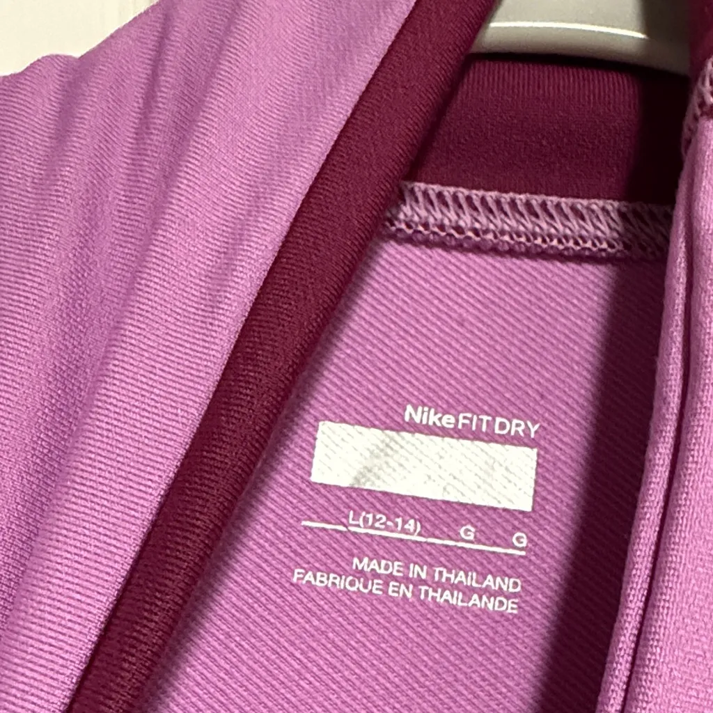 Nike Purple Turtleneck Long Sleeve - Image 4