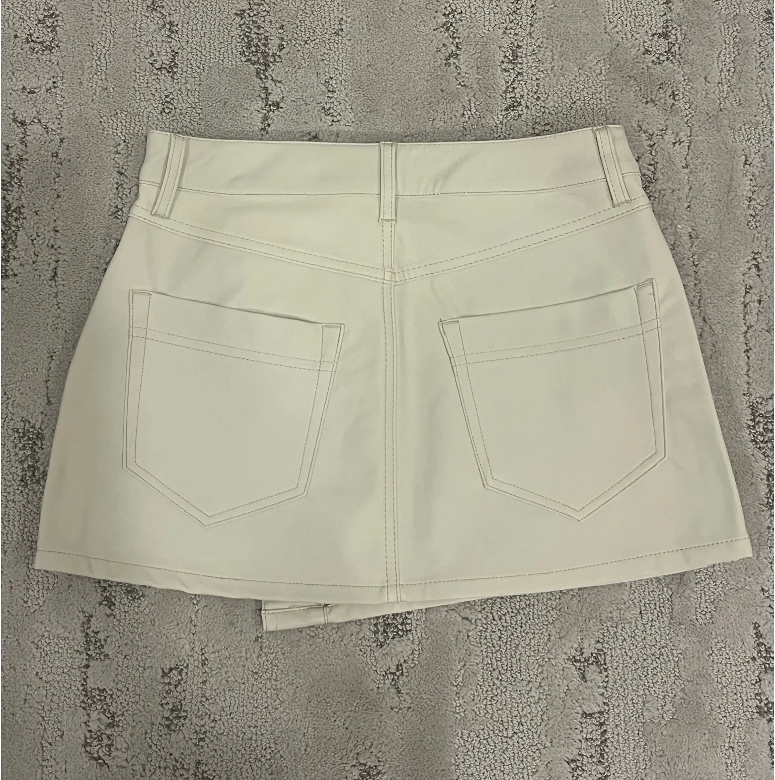 Free People Leather Skirt - Image 3