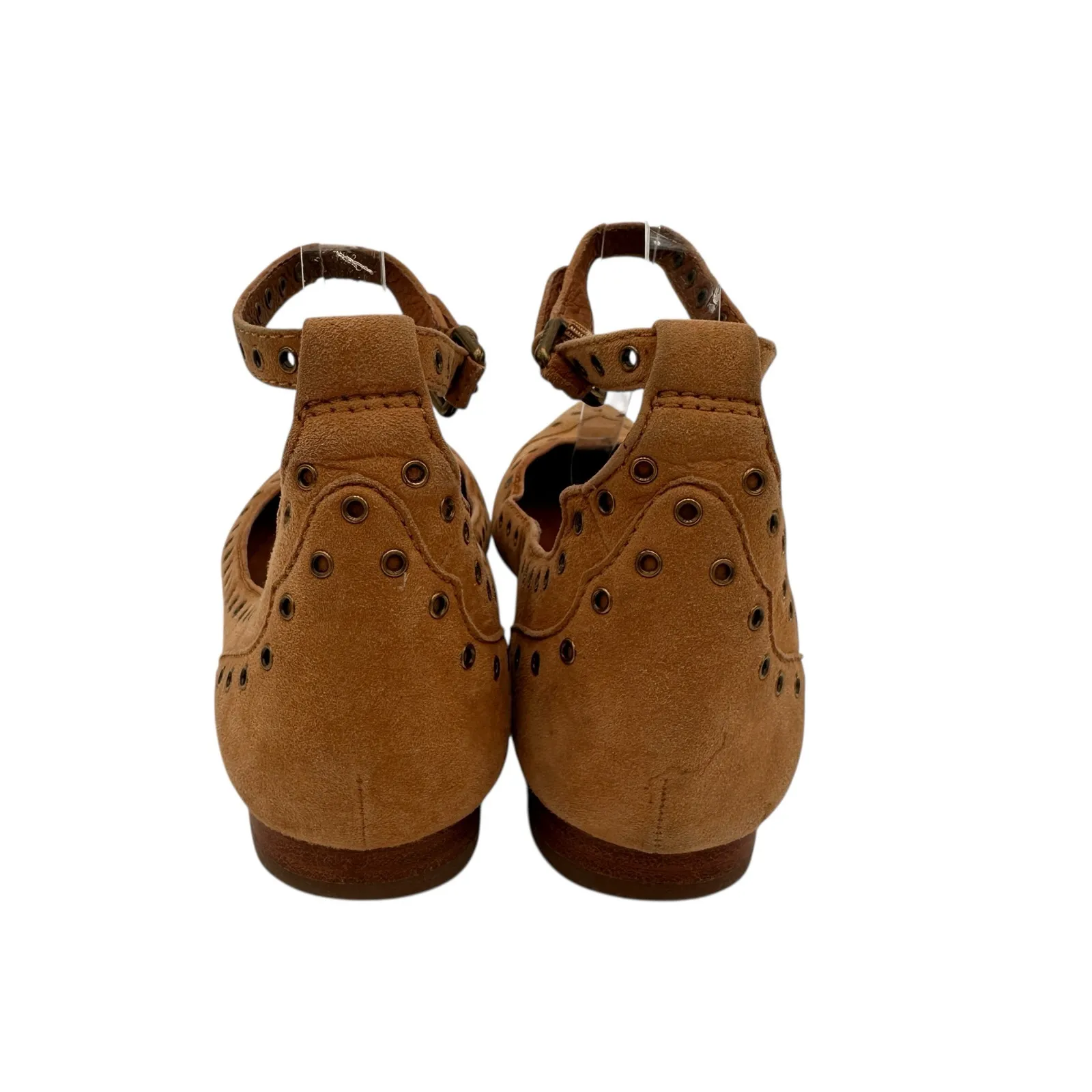 Frye Women's Sienna Grommet Ankle Flats Size 7.5 - Image 6