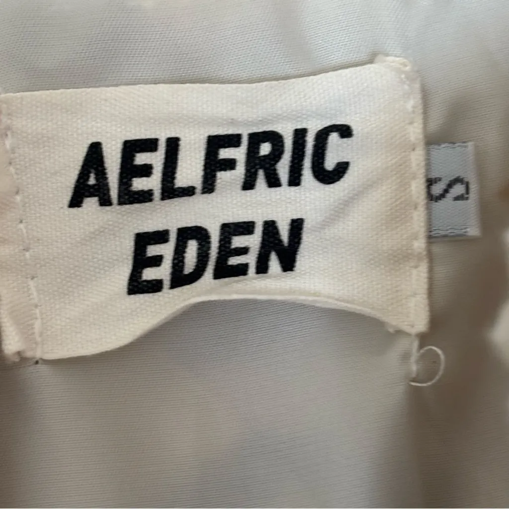 Aelfric Eden  Women’s Bear Print Puffer Jacket - Cream and Brown - Image 3