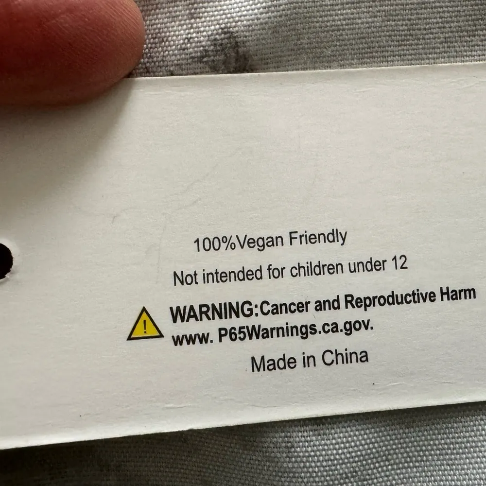 NWT Vegan Black quilted gold logo two zipper wristlet wallet, size 7”x4”, fall - Image 7