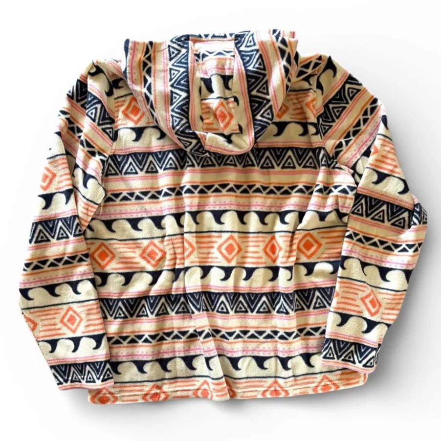 O'Neill Ladies Half Zip Print Fleece Hoodie size XXL - Image 4