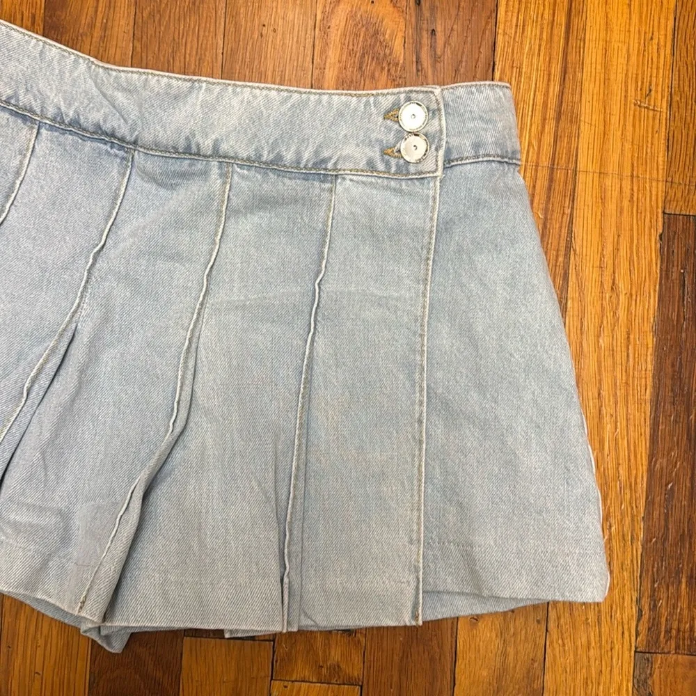 Zara denim Skort - Image 2