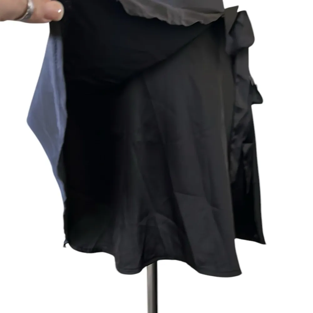 SHEIN Faux Wrap Satin Mini Skirt - Image 6