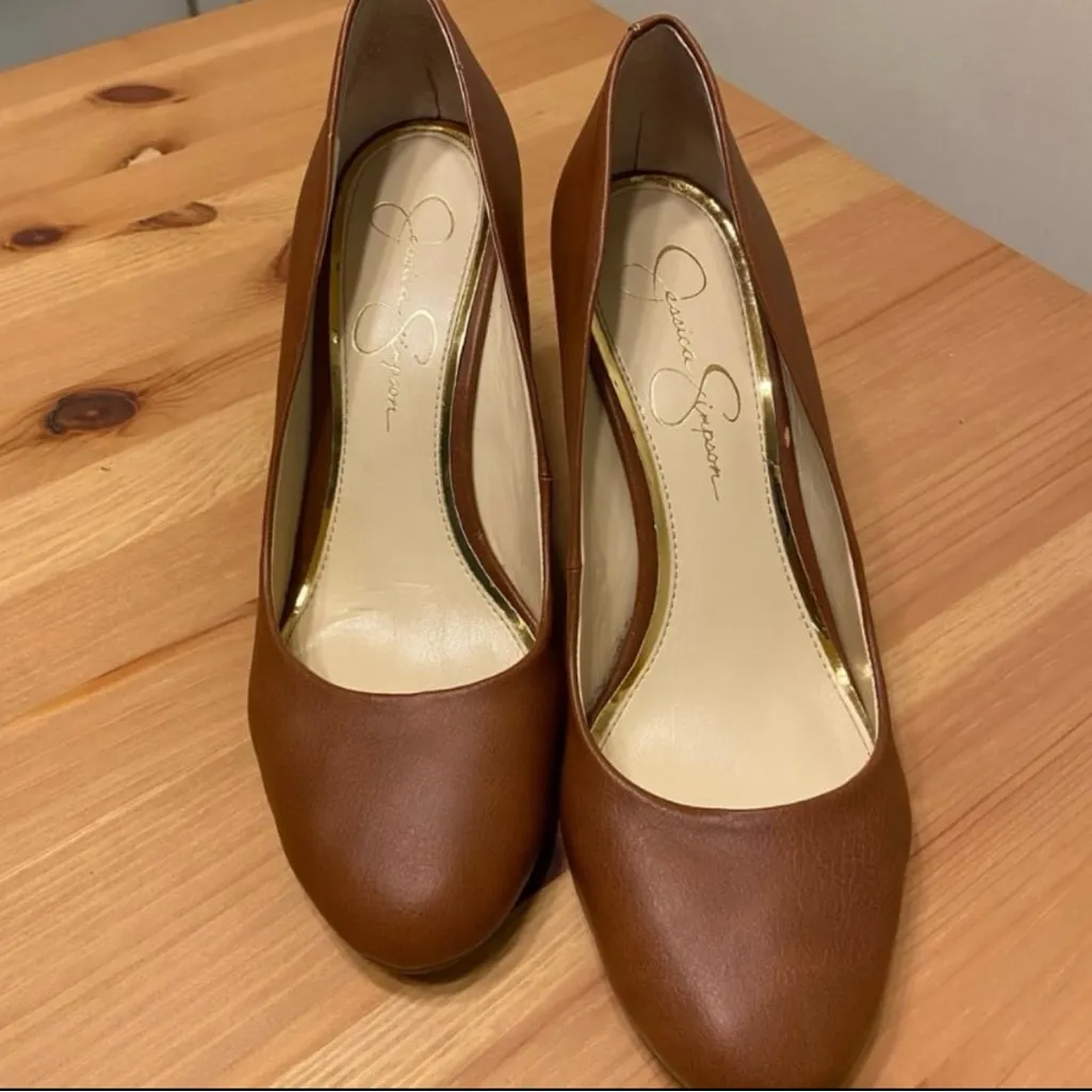 Jessica Simpson  Tan  Wedge Heels - Image 4