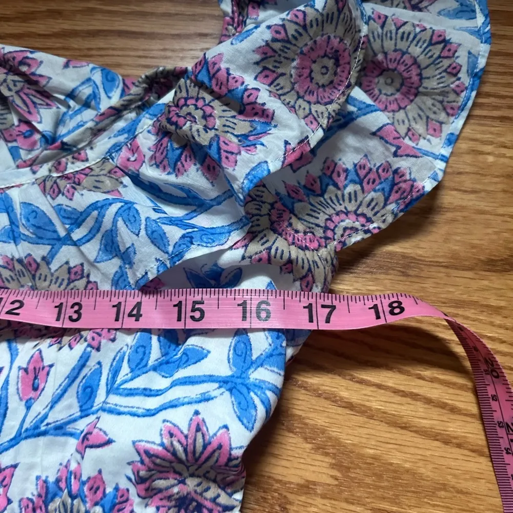 J crew maxi cotton block print dress - Image 4