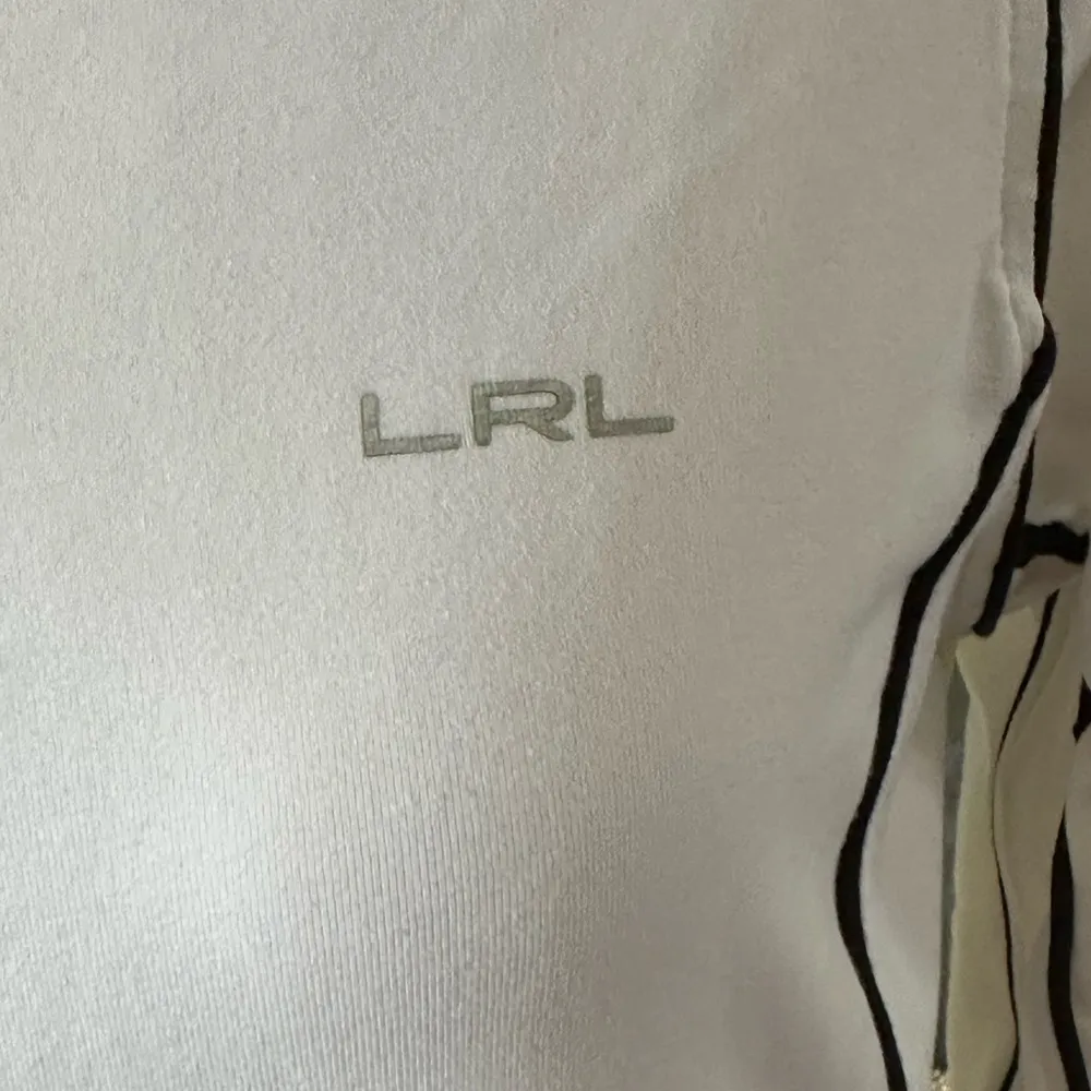 Lauren Ralph Lauren Jacket Athletic White black Long Sleeve Full Zip Size Large - Image 2