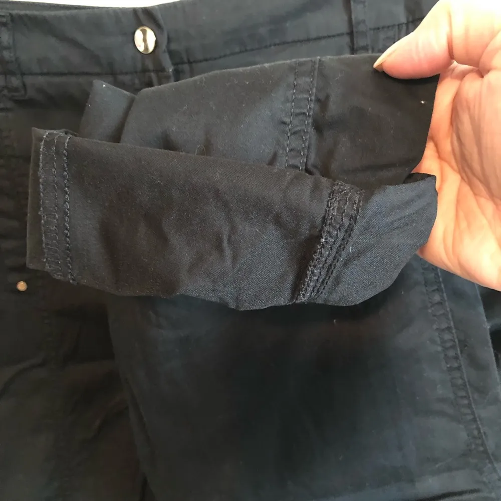 Chico’s Black Luxe Utility Convertible Ankle Pants - Image 9