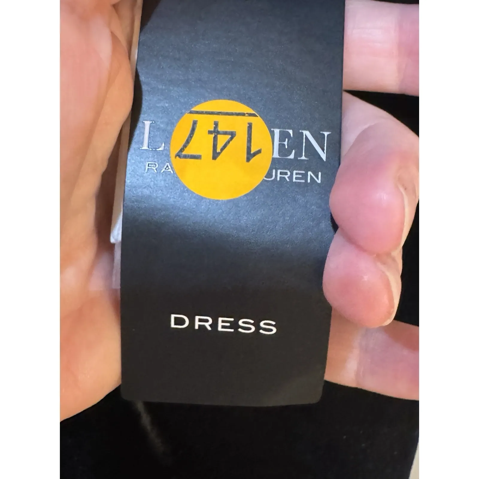 Lauren Ralph Lauren Women's Velvet Long-Sleeve Cocktail Dress Black Size 0‎ - Image 8