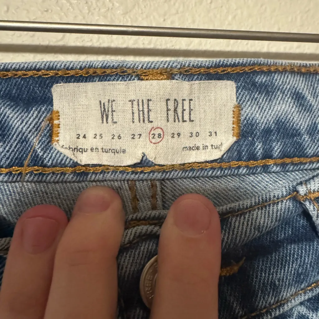 We The Free Light Blue Denim - Image 2