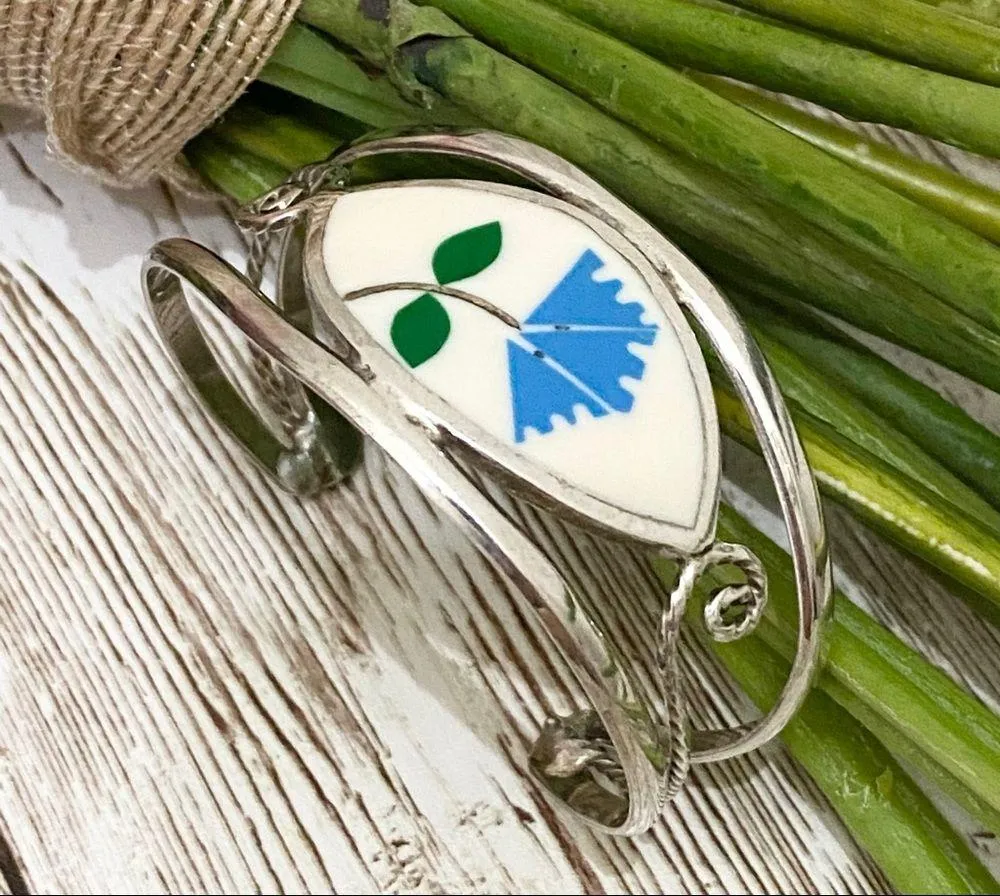 Alpaca Mexico Silver Cuff Bracelet - Image 6