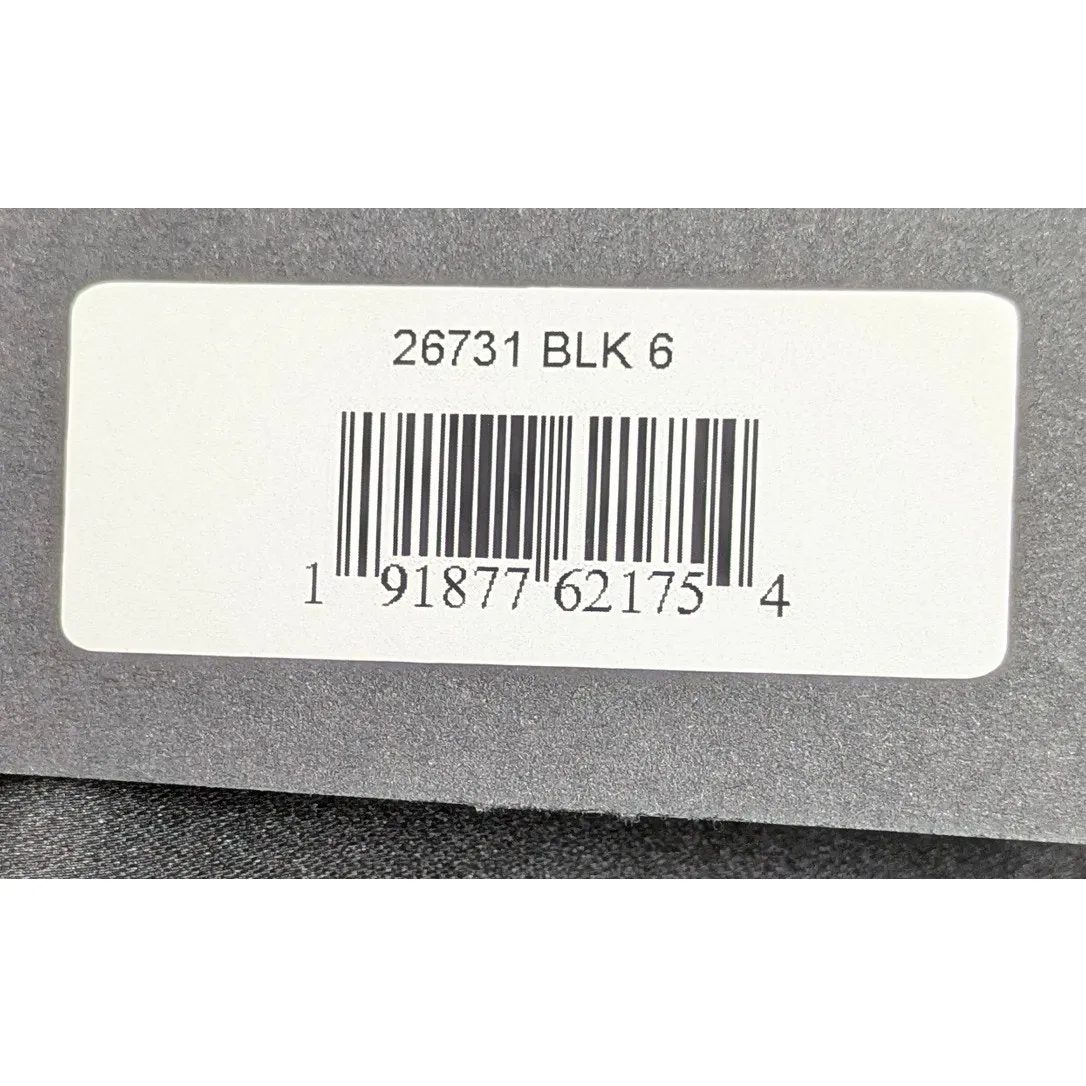 Mac Duggal Black Faux Tuxedo Long Sleeve Formal Gown Size 6 NWT - Image 13