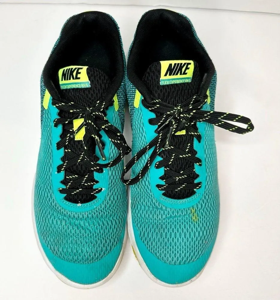 Nike Flex Experience RN 5 Running Sneakers Jade/Volt 844729-300 Size 10 - Image 4