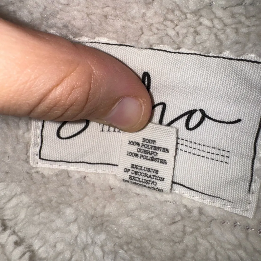 Soho Sherpa Lined Plaid Flannel Jacket Shacket Red Black Women’s Medium - Image 4