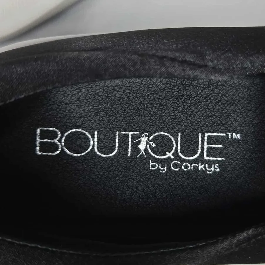 Boutique by Corkys Whirl Slip On Loafer Size 11 NWOB Rhinestones Black - Image 5