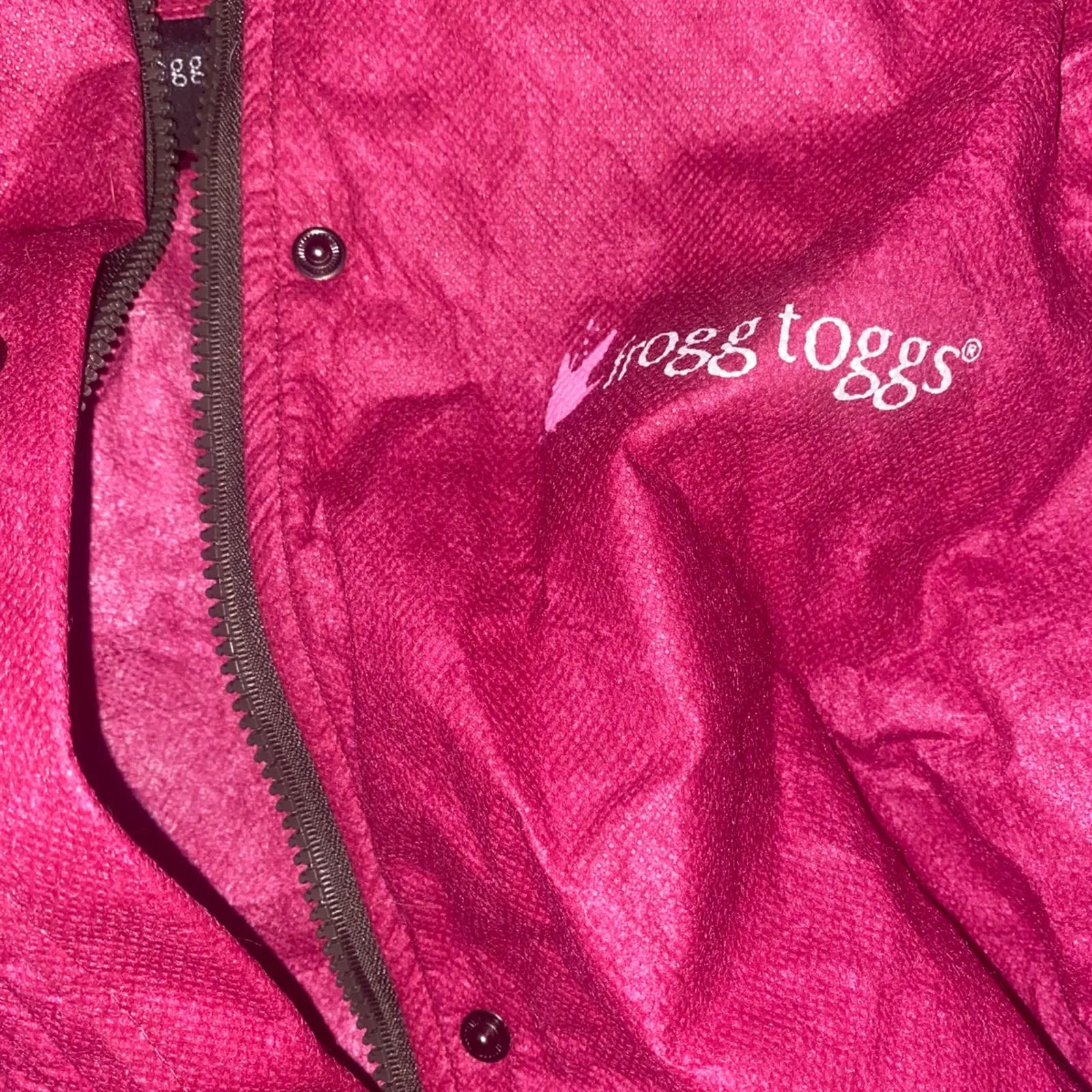 Frogg toggs rain jacket size small Pink - Image 3