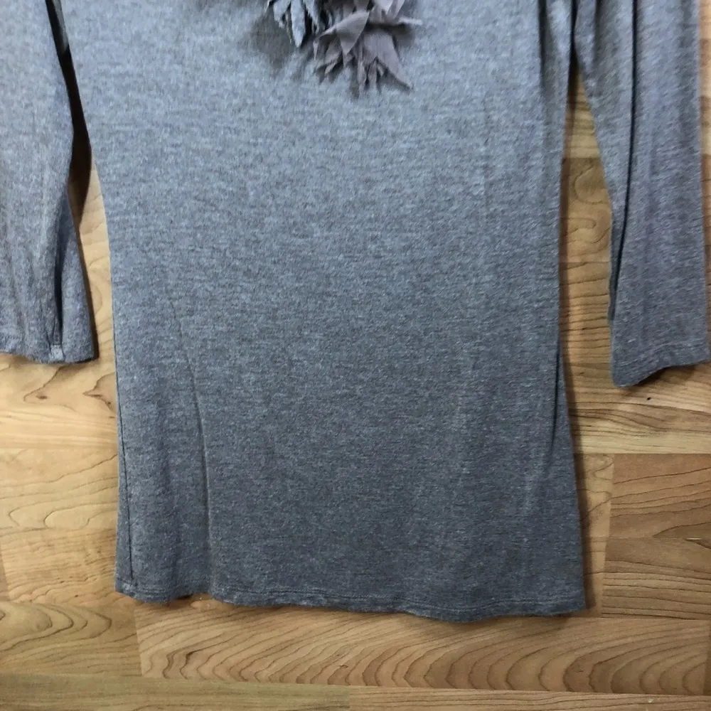 Inc Size Medium 3/4 Sleeve Crewneck Tunic in The color taupe - Image 4