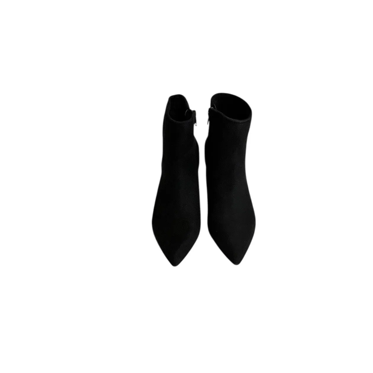 Steve madden banner black Faux Suede ankle boots Booties BAN01S1 Size 5 New - Image 4