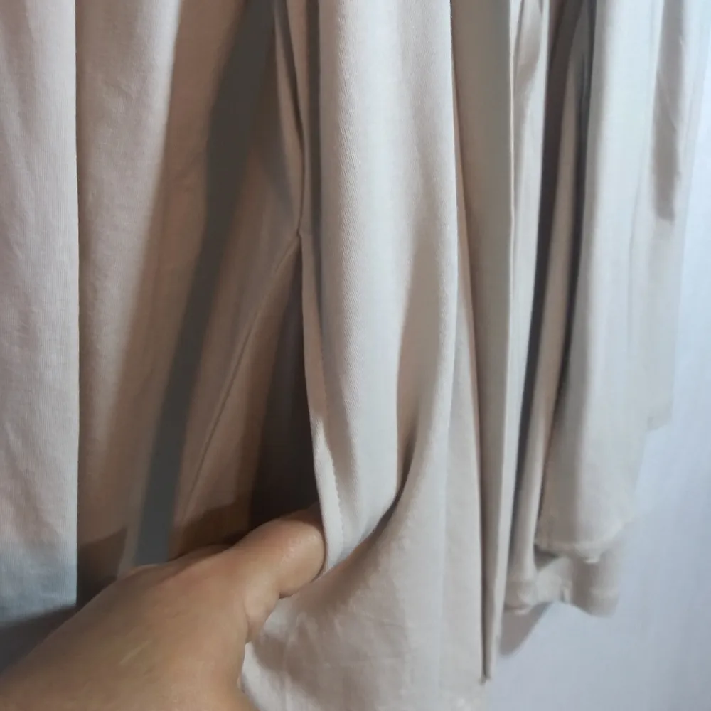 Fresh Produce Beige Open Front Long Sleeve Cardigan Casual Size L - Image 6