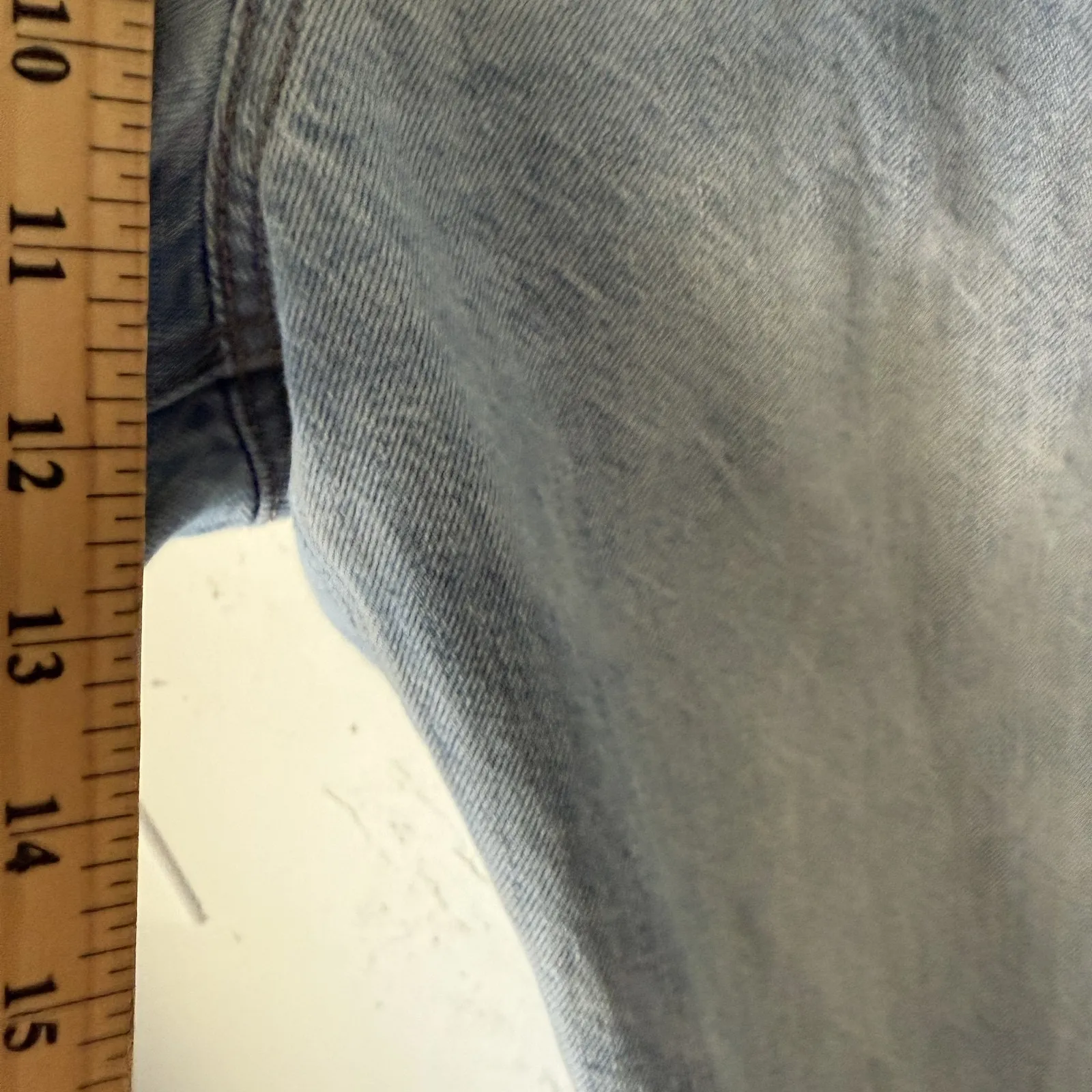 American Eagle Jeans Womens 4 High Rise Baggy Distressed Denim Regular Fit Blue - Image 6