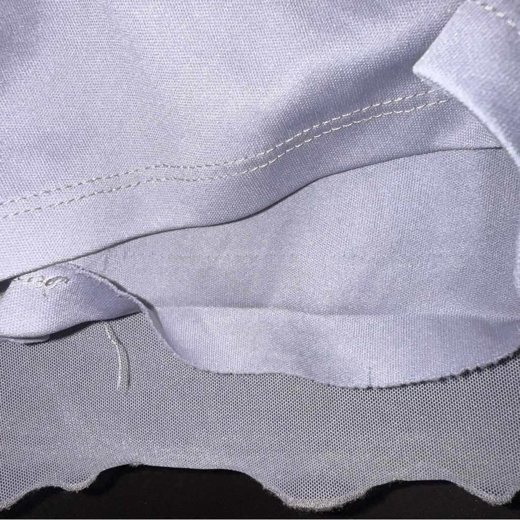 Hollister Sheer Lavender Crop Top Baby Tee w/Matching Cami Good to Layer - Image 6