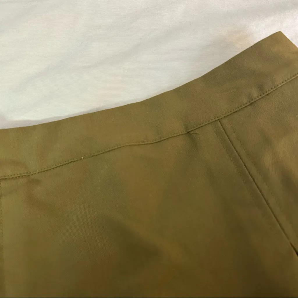 Pacsun LA Hearts Small Olive Green Pleated Cargo Mini Skirt, Skorts Shorts Under - Image 11