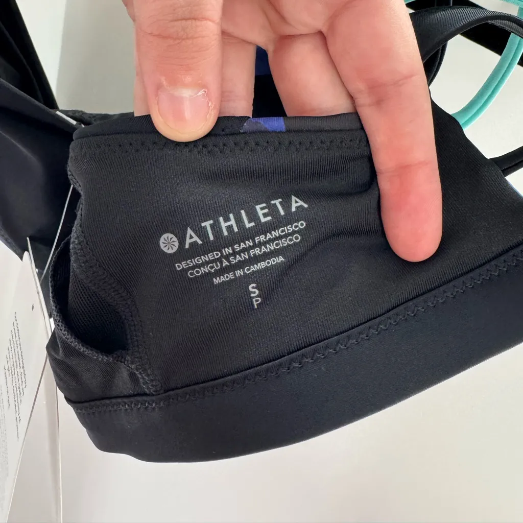 Athleta Freestyle Camo Bikini Top Size Small NWT - Image 8