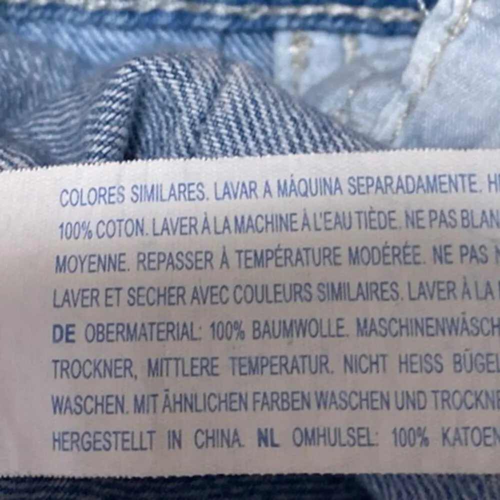 Forever 21 Women's Blue Patchwork High Waisted Pencil Denim Mini Jean Skirt 25 - Image 5