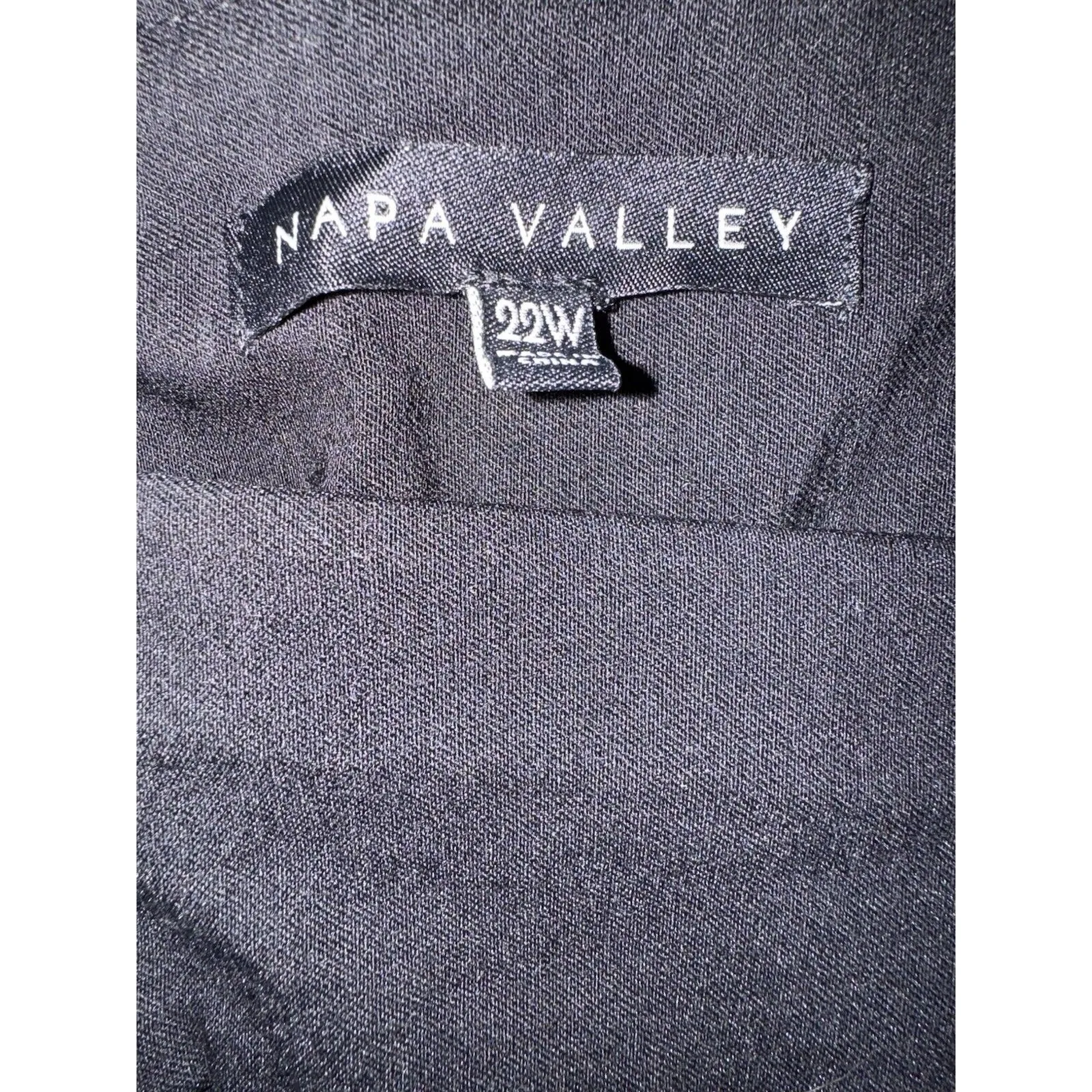 Napa Valley Women's Hidden Elastic Comfort Waistband Capris Size 22 Black NWT - Image 7