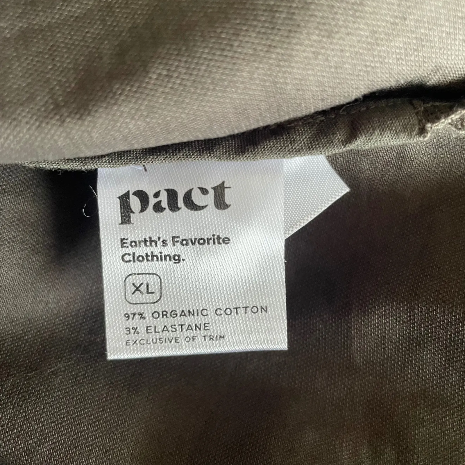 Pact Daily Twill Jacket in Oak Size XL - Image 5