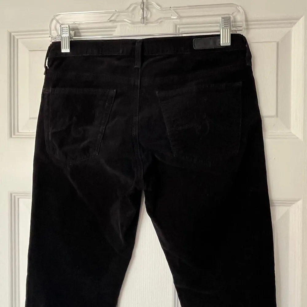 AG Adriano Goldschmied The Legging Super Skinny Velour Jeans - Size 27R - Image 4