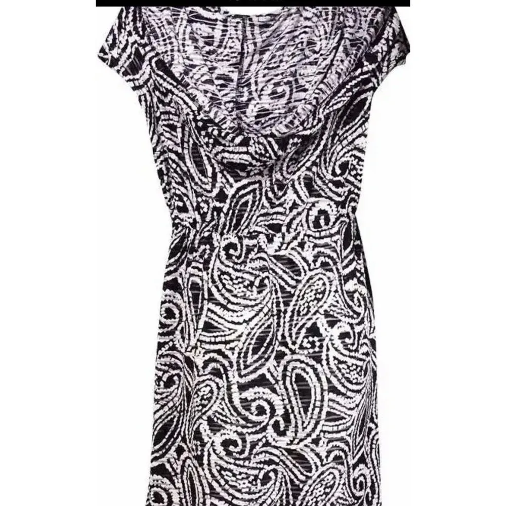 Dotti Swim Suit Hooded Coverup Dress Drawstring Waist Size - Image 3