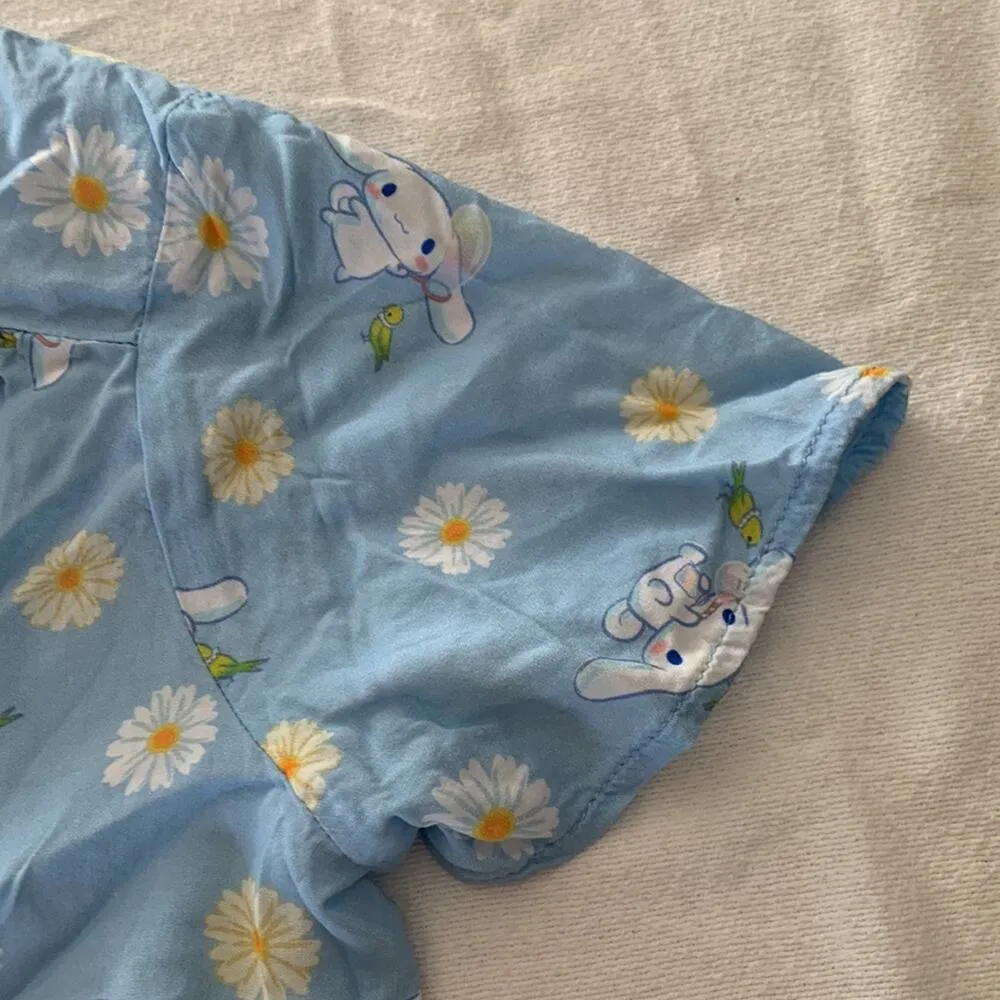 Sanrio Cinnamoroll womens xl hot topic blue bunny kawaii pastel hello kitty - Image 9