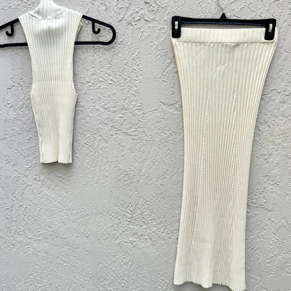 NWT Solid & Striped The Sylvie Top And The Yvette Skirt Set Ivory Womens Size XS - Image 3