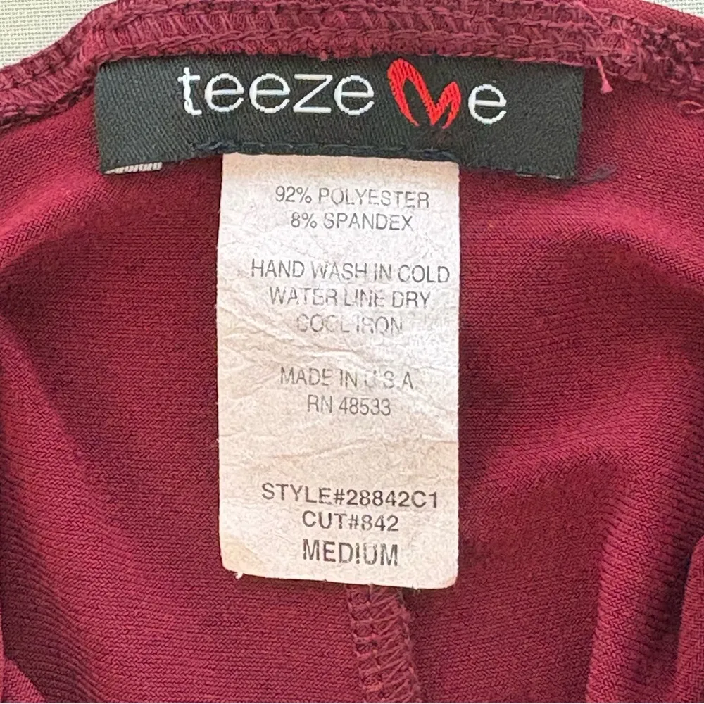 Fairygrunge Vintage Women’s Sz.M Burgundy Halter Dress High - Image 8