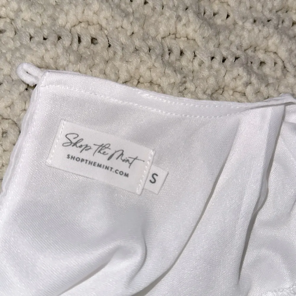 Shop the mint boho White top size small - Image 5