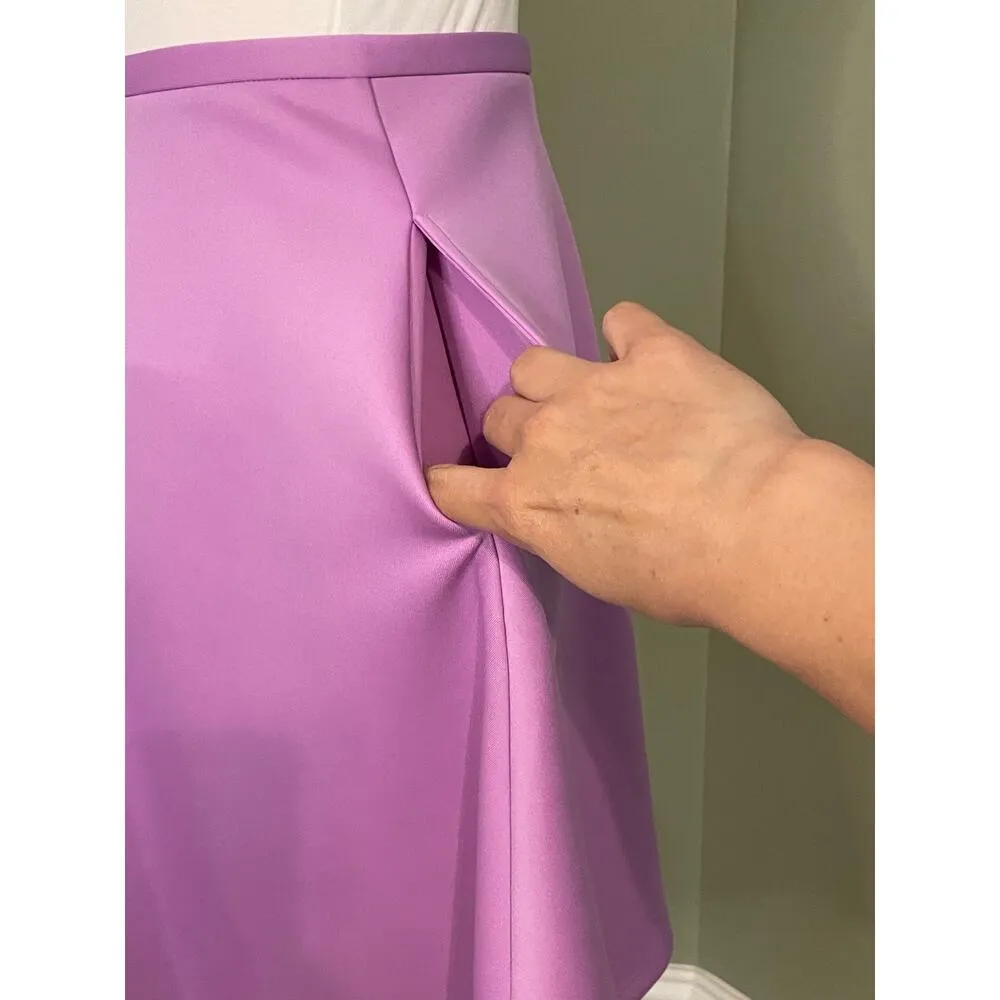 Ted Baker London Mini Full Skater Skirt Neoprene Pockets UK size 1 / US 4 - Image 8