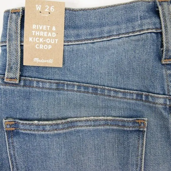 Madewell made in USA Rivet‎ & Thread Cali Demi-Boot Jeans in Shetland Wash - Image 14
