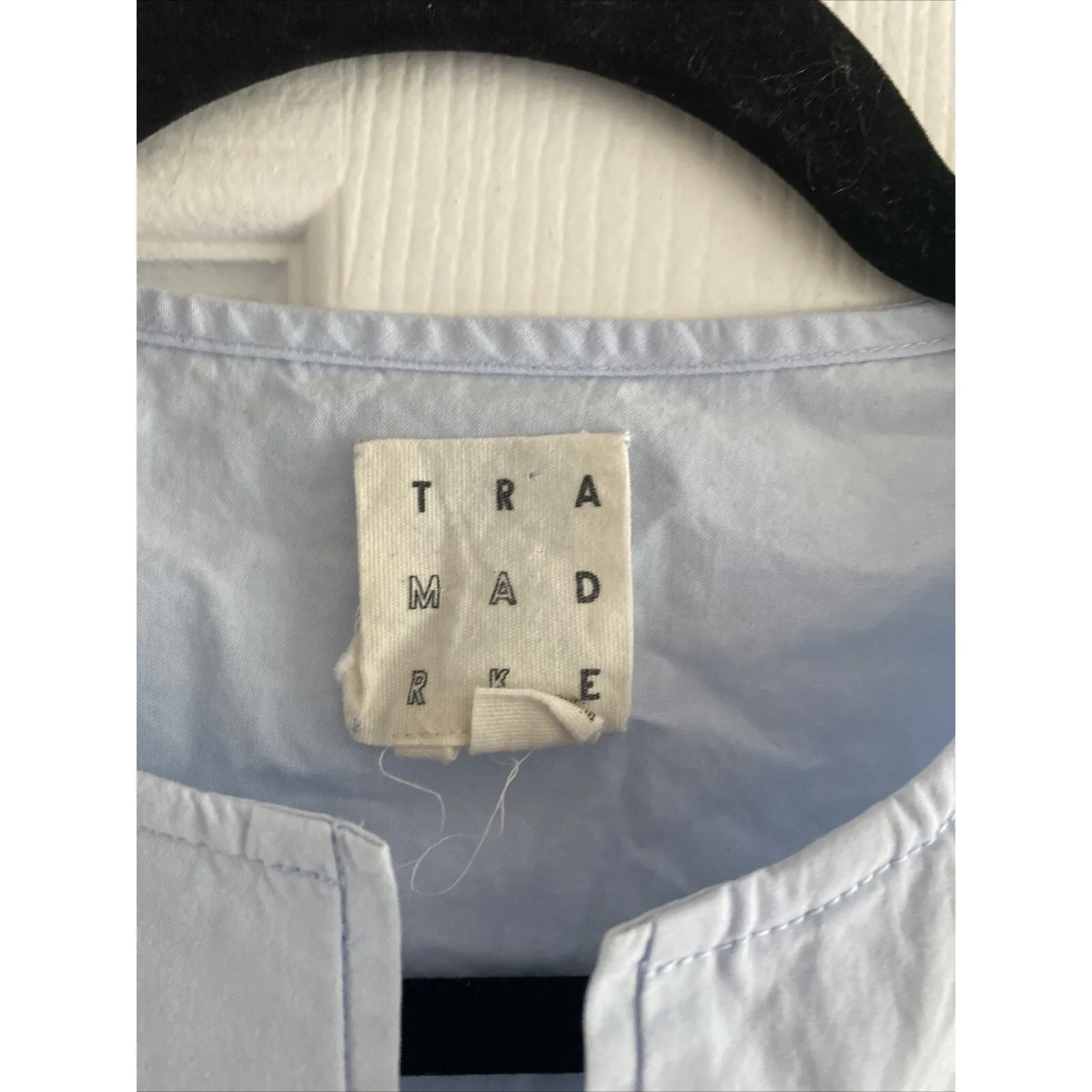 Trademarke Womens 2 Blue Cotton Tunic Top Long Sleeve Lagom Quiet Luxury Clean - Image 2