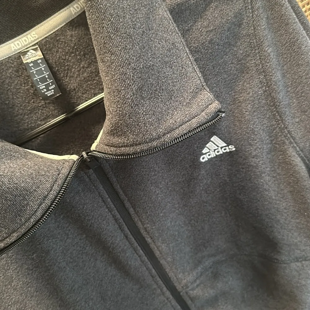 NWOT adidas Golf Full Zip Black Women’s Fleece Sweatshirt - Image 3
