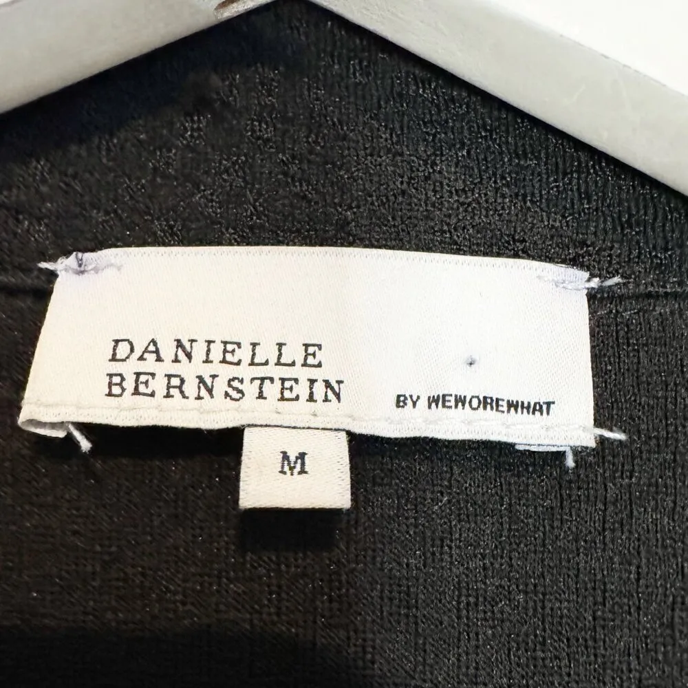 Danielle Bernstein Wrap Around Tie Top in Black Sexy Chic Revolve Size Medium - Image 7