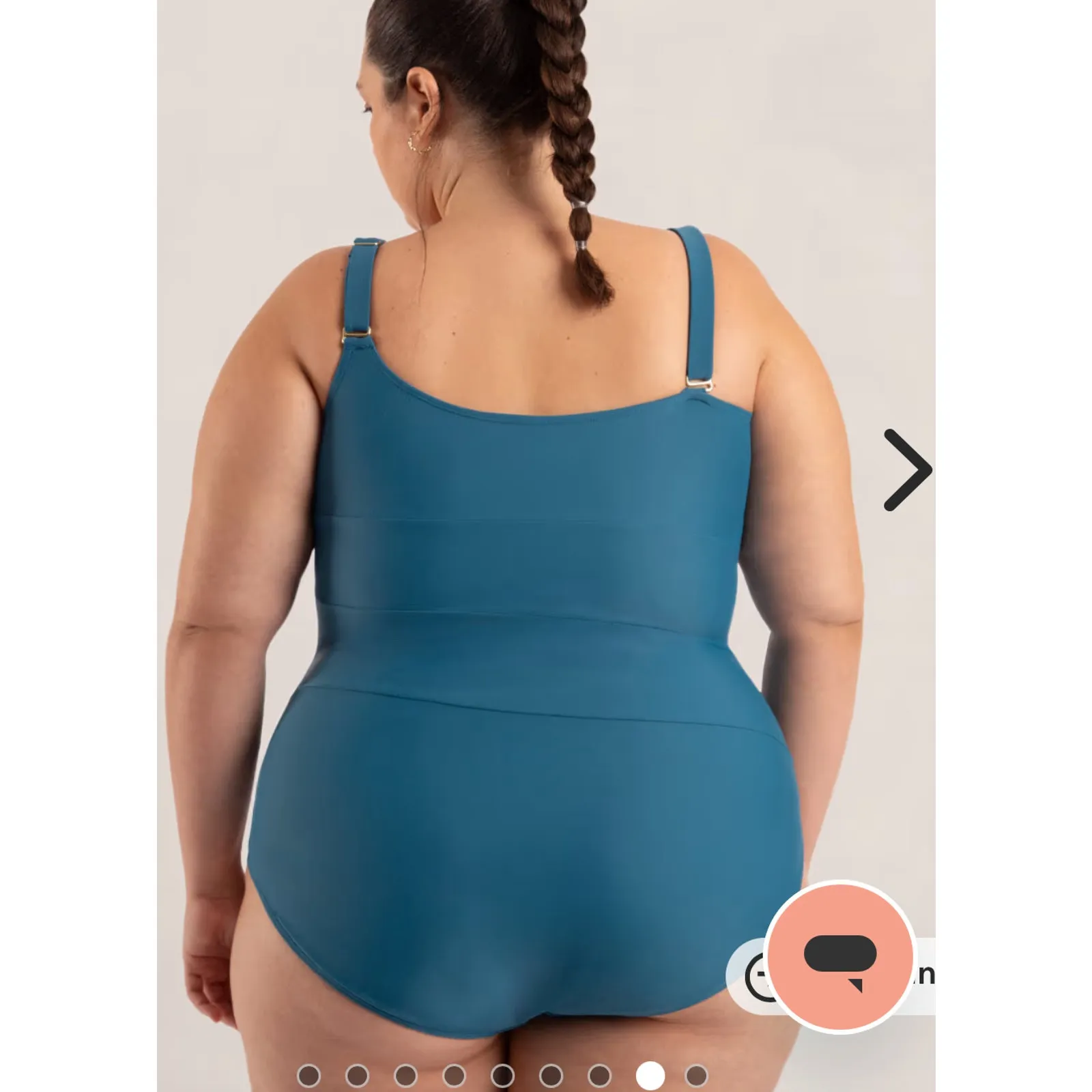 Brand New Shapermint Essentials Women's 3X Teal/Green One Piece Control Swimsuit Green - Image 3