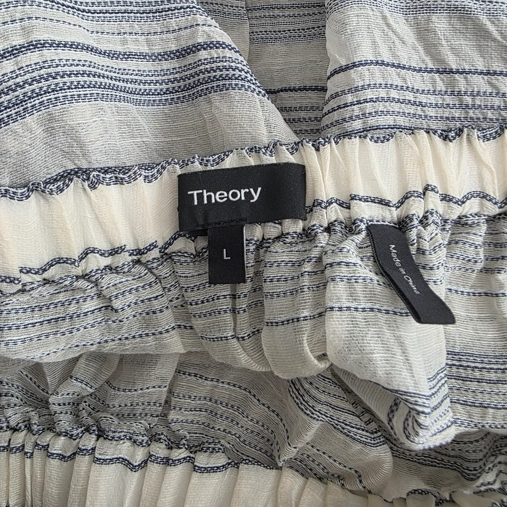 Theory Odettah Off The Shoulder Top L - Image 7