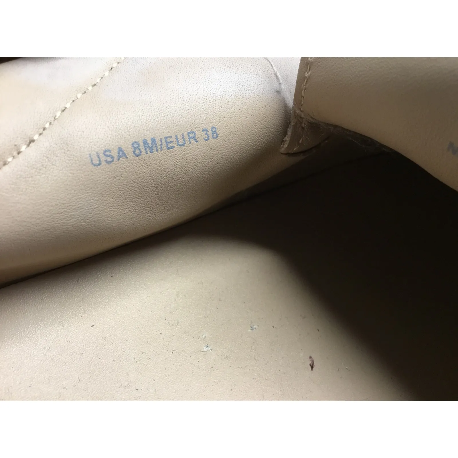 Vince Cage Platform Sneaker Women's 8 Gray Suede Hook & Loop Low Top Round Toe - Image 7