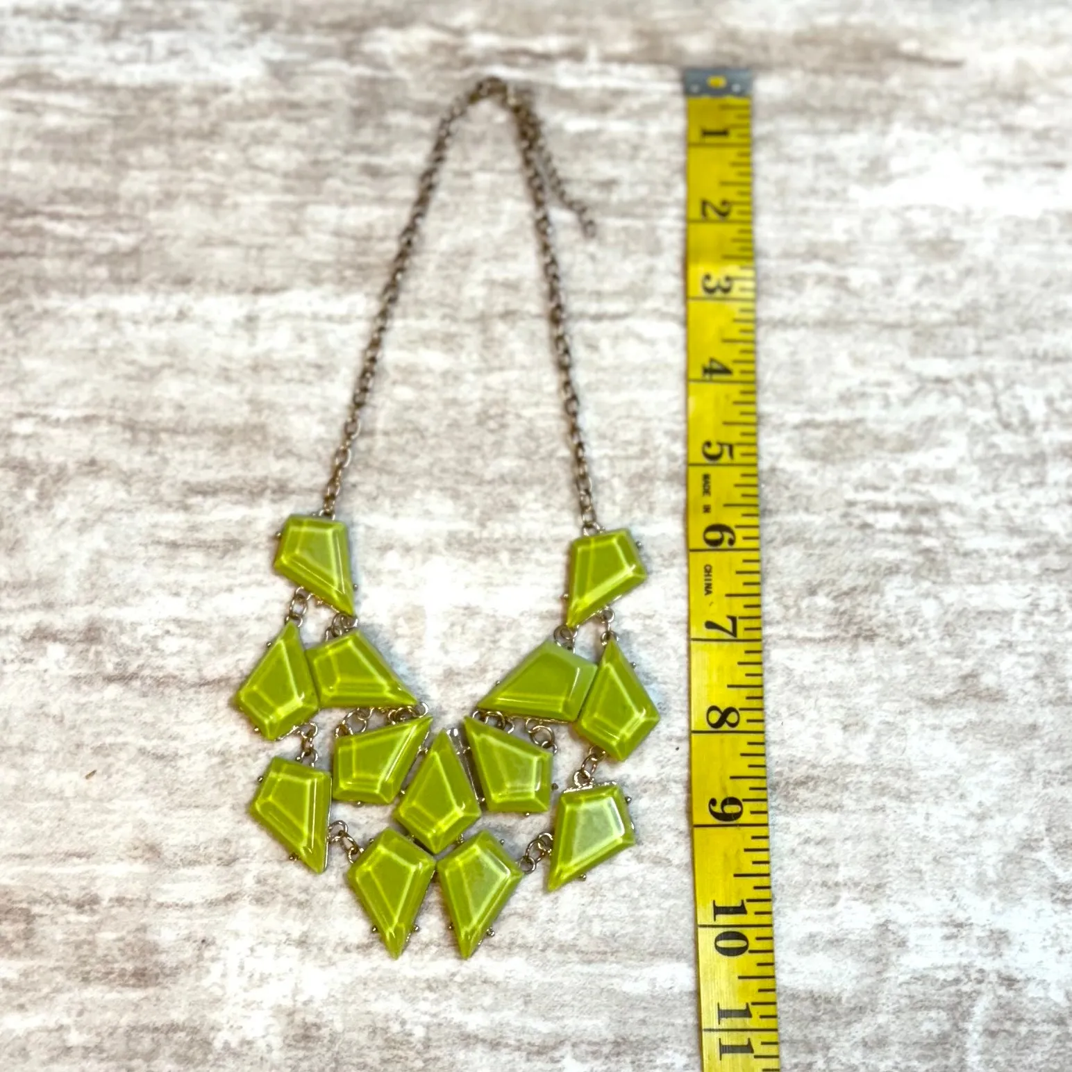 None Necklace Bundle Geometric Gem Statement Retro Millennial 2010 Chunky Fashion - Image 5