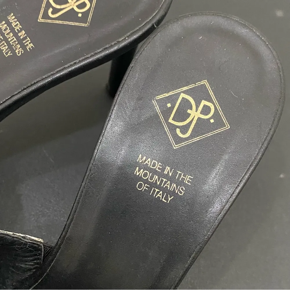 DONALD J PLINER Trix Red White Black Criss Cross Bandage Strap Heels Size 7 1/2M - Image 14